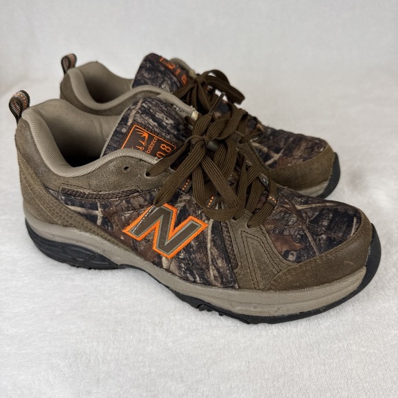 New Balance Shoes - New Balance 608 Shoes Womens Size 9.5B Camo Hiking Hunting Orange Brown WX608V3H